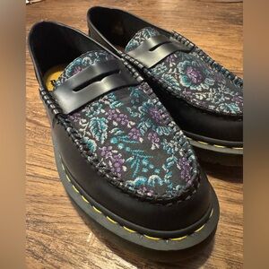 Dr Martens Penton Floral Jacquard Loafers
